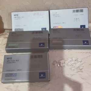 Variety Swarovski crystallized elements clear